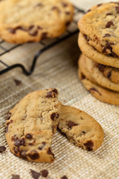 Chocolate chip cookies - Photo, Image