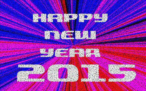 Buon anno 2015 backgroun astratto multicolore puntinato
 - Foto, immagini