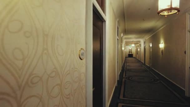 Vue intérieure de l'hôtel au centre-ville de San Francisco en Californie USA - Séquence, vidéo