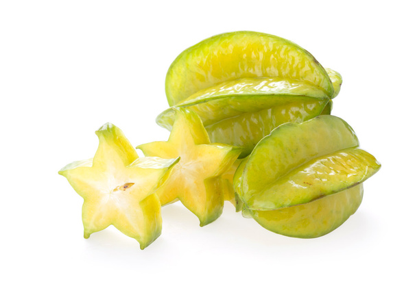 Карамбола, зіркові фрукти ізольовані на білому тлі
 - Фото, зображення