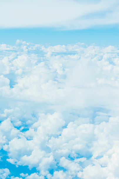 nuvem branca e azul céu imagem de fundo - Foto, Imagem