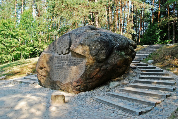 Drugi największy rockowy w razem dzielnicy z Litwy Puntukas - Zdjęcie, obraz