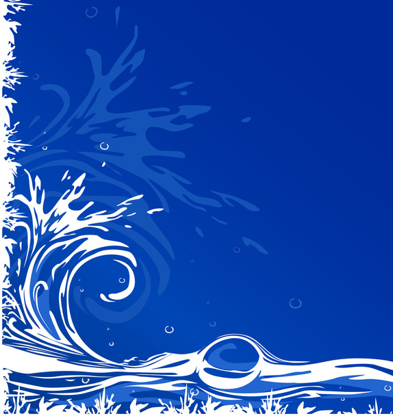 Water background - Vector, Image