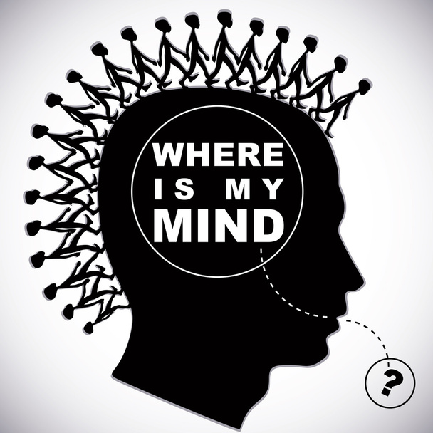 Where is my mind ? - Vector, Image
