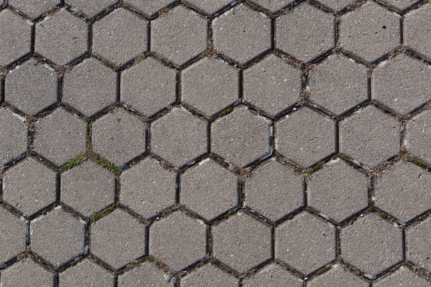 Hexogonal paving stones - Zdjęcie, obraz