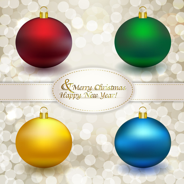 Set of Christmas balls - Foto, imagen