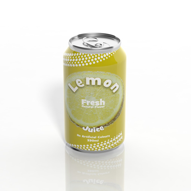 3D Lemon Soda voi eristää valkoinen
 - Valokuva, kuva