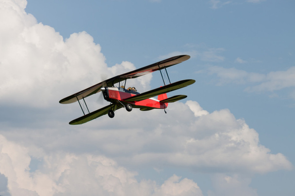 Double pont - biplan modèle - avion
 - Photo, image