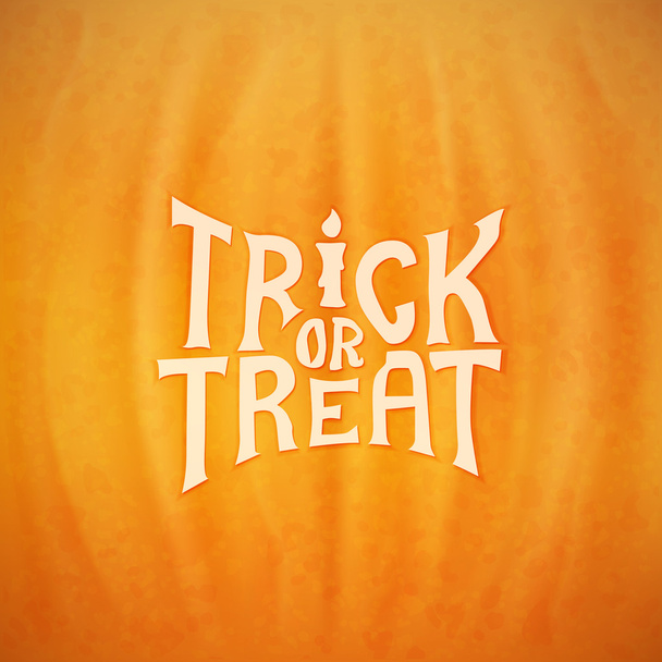 Trick or treat calligraphic lettering - ベクター画像
