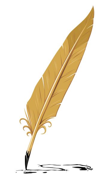Vector feather old writing tool - Vector, Image