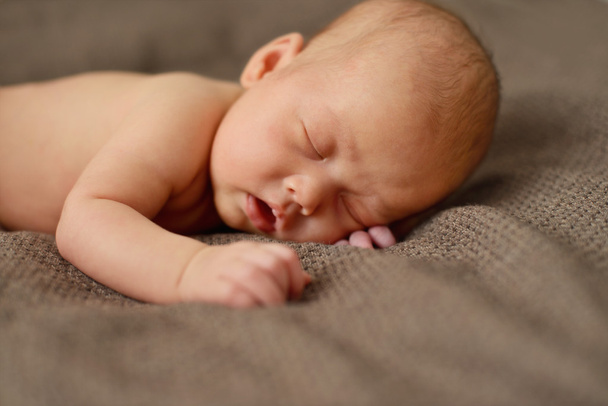 sleeping newborn - Фото, изображение