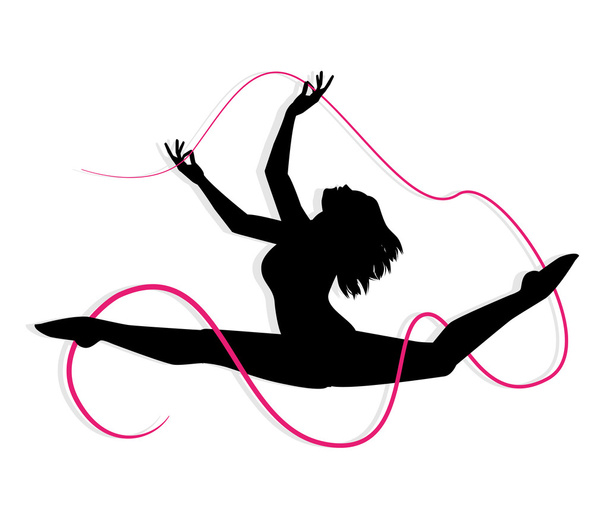 Dancer silhouette - Vector, Image