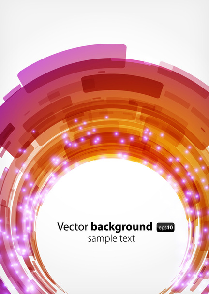 Nice abstract modern background with round shapes - Vettoriali, immagini