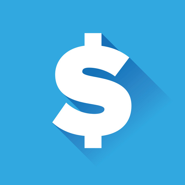 Geld-Symbol - Dollar-Zeichen - Vektor, Bild
