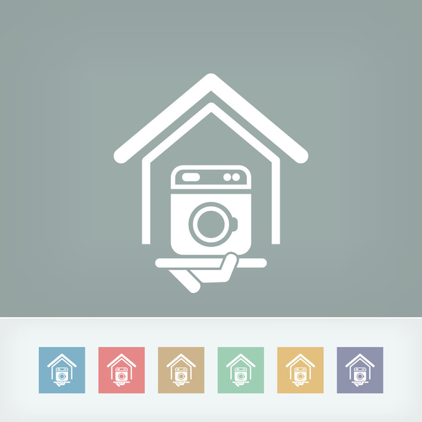 Washing machine icon - Vector, Image