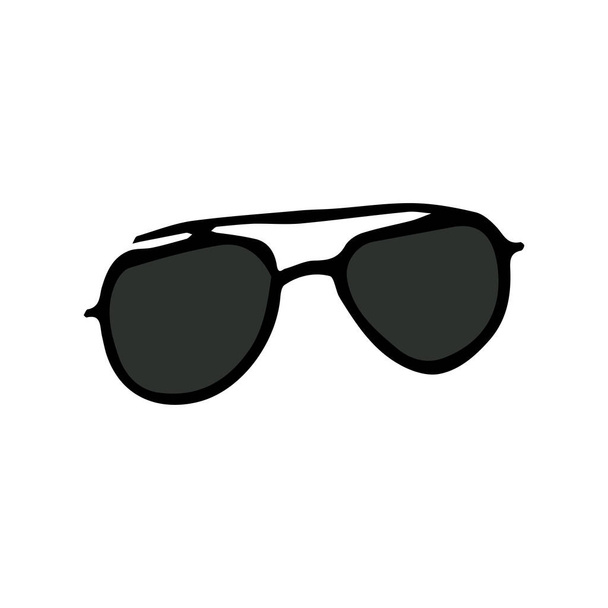 εικονίδιο γυαλιά ηλίου. Doodle διανυσματική απεικόνιση με γυαλιά ηλίου - Διάνυσμα, εικόνα
