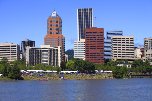 River front park festival in Portland Oregon. - Photo, Image