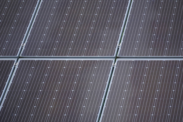 Fotovoltaik güneş panelleri - elektrik üretimi - Fotoğraf, Görsel