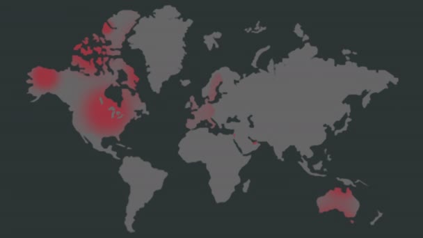  Επιδημικό 2022. Ιός 2022. Χάρτης των λοιμώξεων από ανεμοβλογιά 2022. - Πλάνα, βίντεο