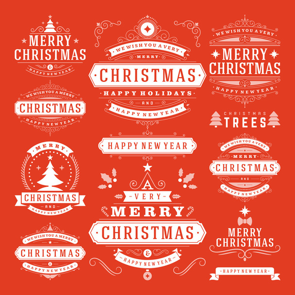 Navidad decoración vector elementos de diseño
 - Vector, imagen