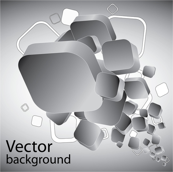 Abstract colorful background from cubes - Vetor, Imagem