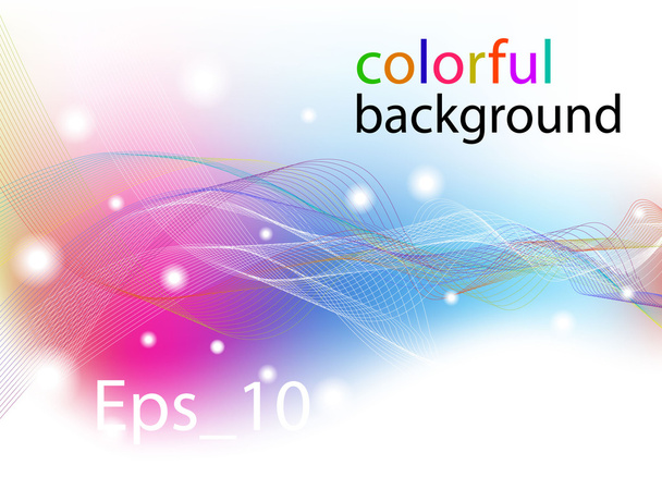 Abstract colorful background - Vector, Image