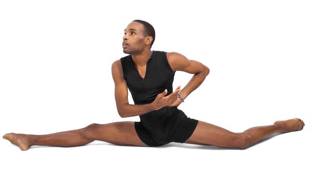 Male ballet dancer showing flexibility - Fotoğraf, Görsel