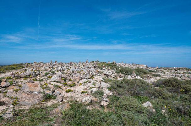 Интерьер крепости Сагреш в Алгарве, Португалия. - Фото, изображение