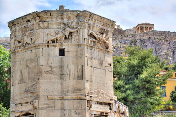 El Horologion de Atenas (Torre de los Vientos), Grecia (HDR
) - Foto, Imagen