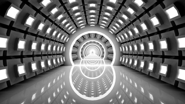 Modern építészet háttér futurisztikus belső tér - Fotó, kép