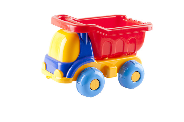 kleurrijke speelgoedauto - Foto, afbeelding