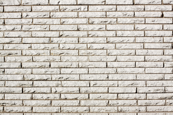 bílá brickwall textur a pozadí - Fotografie, Obrázek