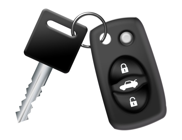 auto sleutel en externe - Foto, afbeelding