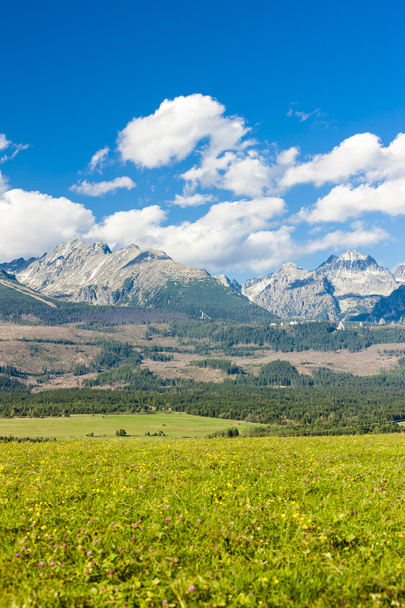 Partie occidentale de Vysoke Tatry (Hautes Tatras), Slovaquie
 - Photo, image