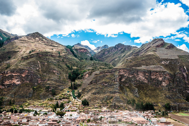 місті Pisac руїни перуанських Анд Куско Перу - Фото, зображення
