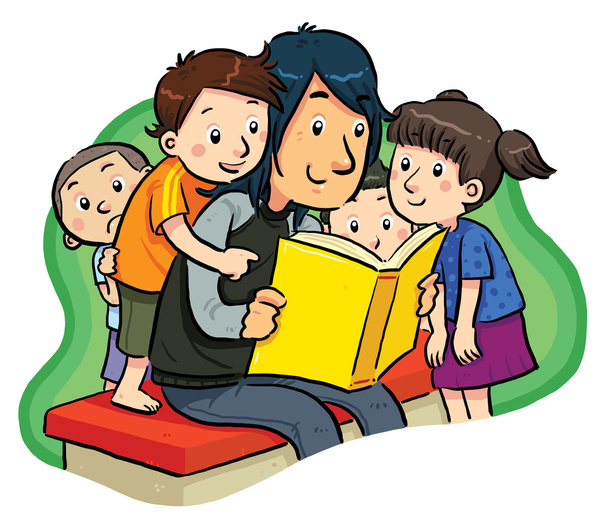 Reading Book - Vector, Image