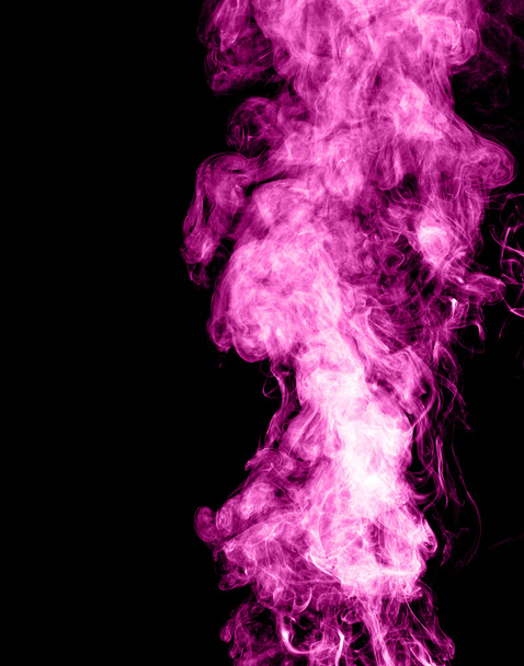 różowy dymu - Zdjęcie, obraz