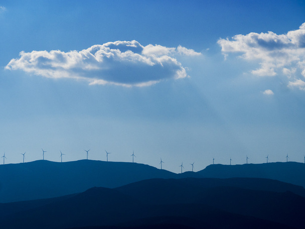 Wind turbines - Фото, изображение