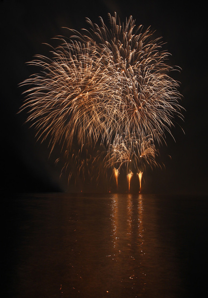 Fireworks - Ignis Brunensis in Czech republic in Brno 11.6.2014 - Photo, Image