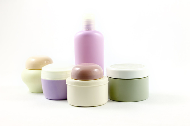 Containers of beauty products without labels - Zdjęcie, obraz