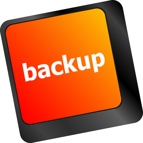 Backup computer key in for archiving and storage - Foto, Bild