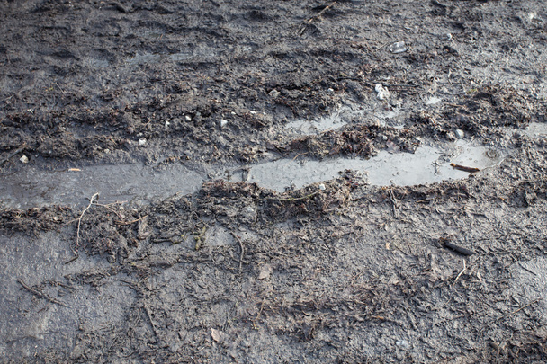 Mud Dirt Track Background - Φωτογραφία, εικόνα