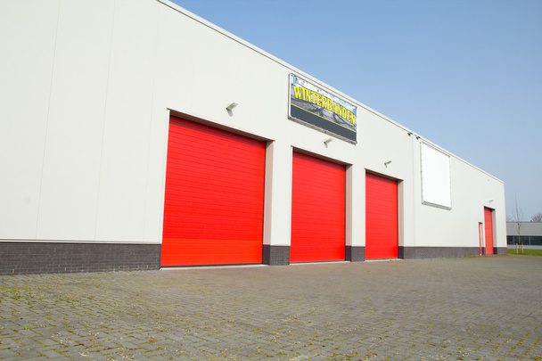 puertas de segmento rojo
 - Foto, imagen