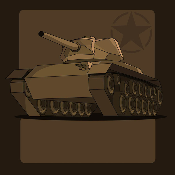 Tank - Vector, afbeelding