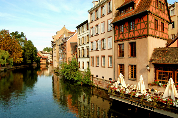 The river Ill in the Petite France - Strasbourg - France - Photo, Image