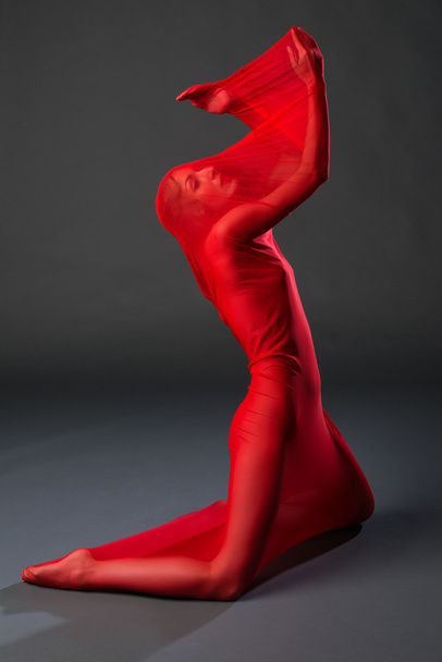 červená punčocha - Fotografie, Obrázek