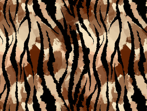 Abstraktní zvířecí kůže leopard bezešvé vzor design. Jaguár, leopard, gepard, panteří kožich. bezešvé maskování pozadí. - Fotografie, Obrázek