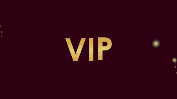vip golden frame luxury animation , 4k video animated - Footage, Video