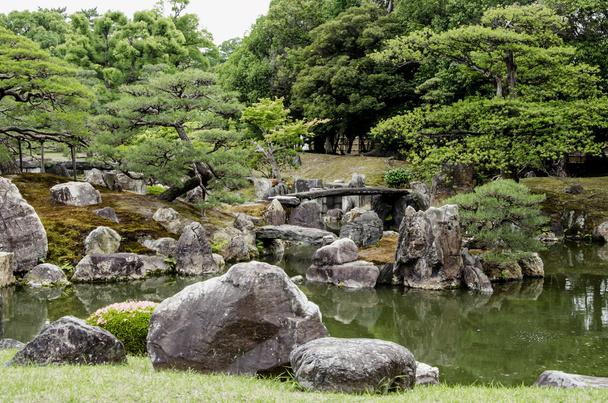 Nijojo zamek w Kyoto, Japonia - Zdjęcie, obraz