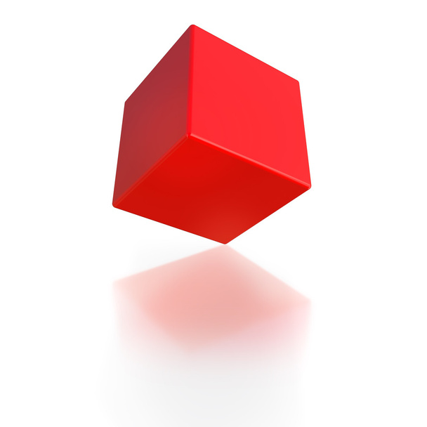 red cube - Zdjęcie, obraz